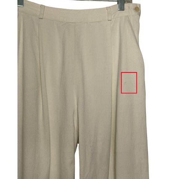 Burberry's vintage cream blazer and pants set suit size 14P - Picture 7 of 16